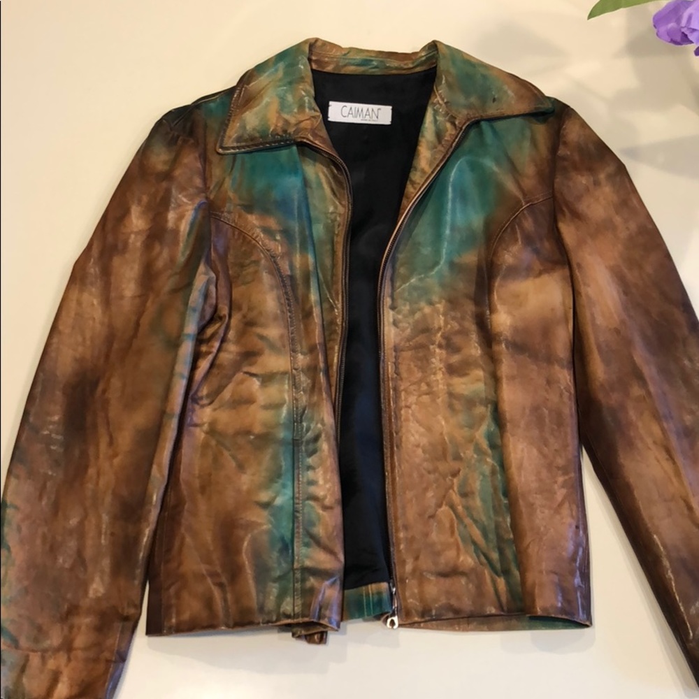 Italian Leather Jacket - Picture 2 of 5